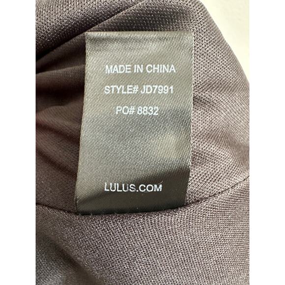 Lulus Light and Grace Black Skater Fit and Flare Mini Halter Dress Size XS - Picture 12 of 13